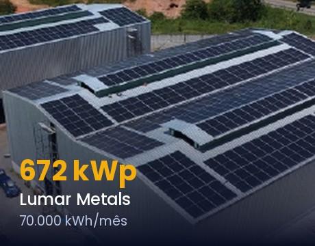 Lumar Metals, 672 kWp